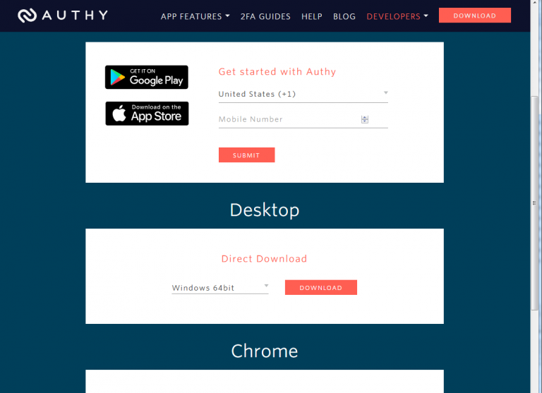 authy desktop setup